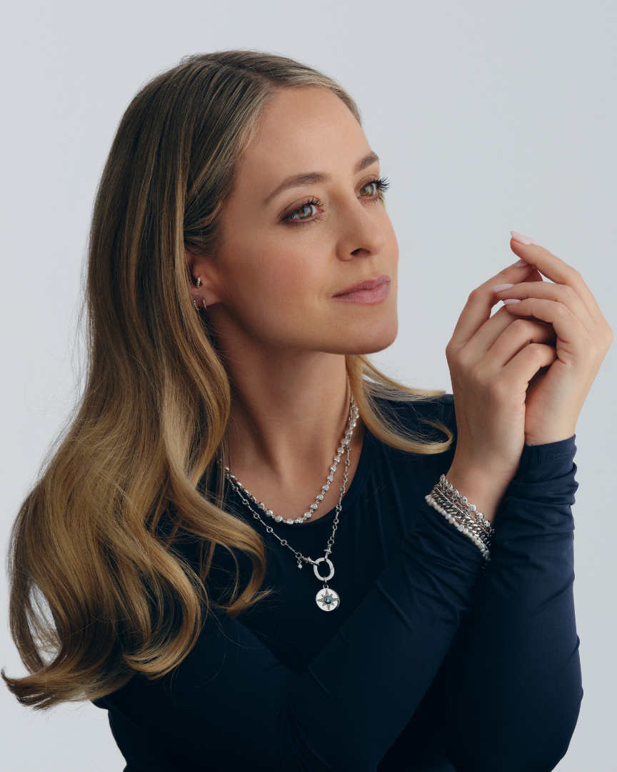 ARABELLA Twisted Link Necklace - Silver