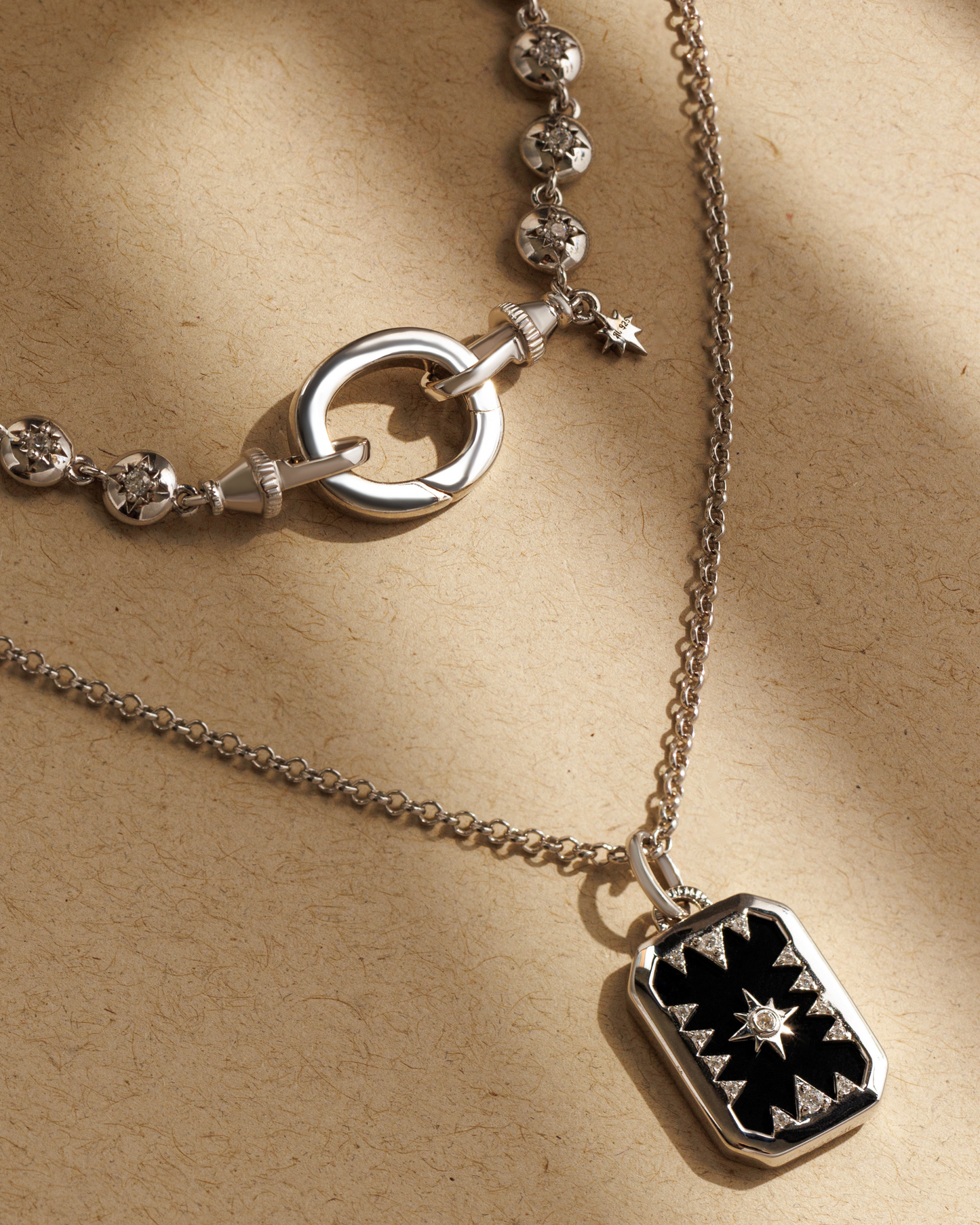 Silver TALISMAN / IVY / LULU Necklace Set