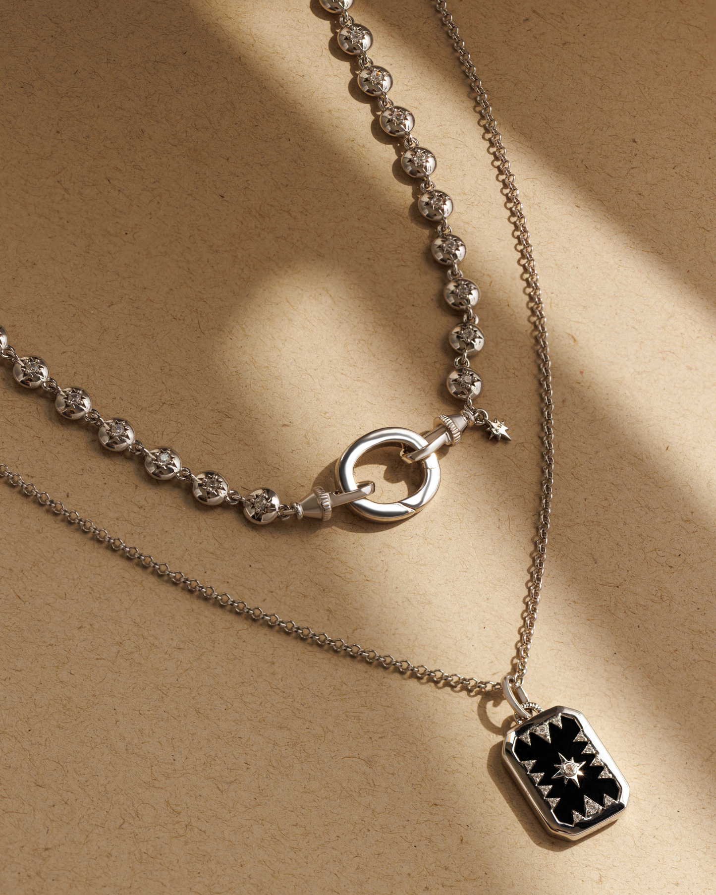 Silver TALISMAN / IVY / LULU Necklace Set