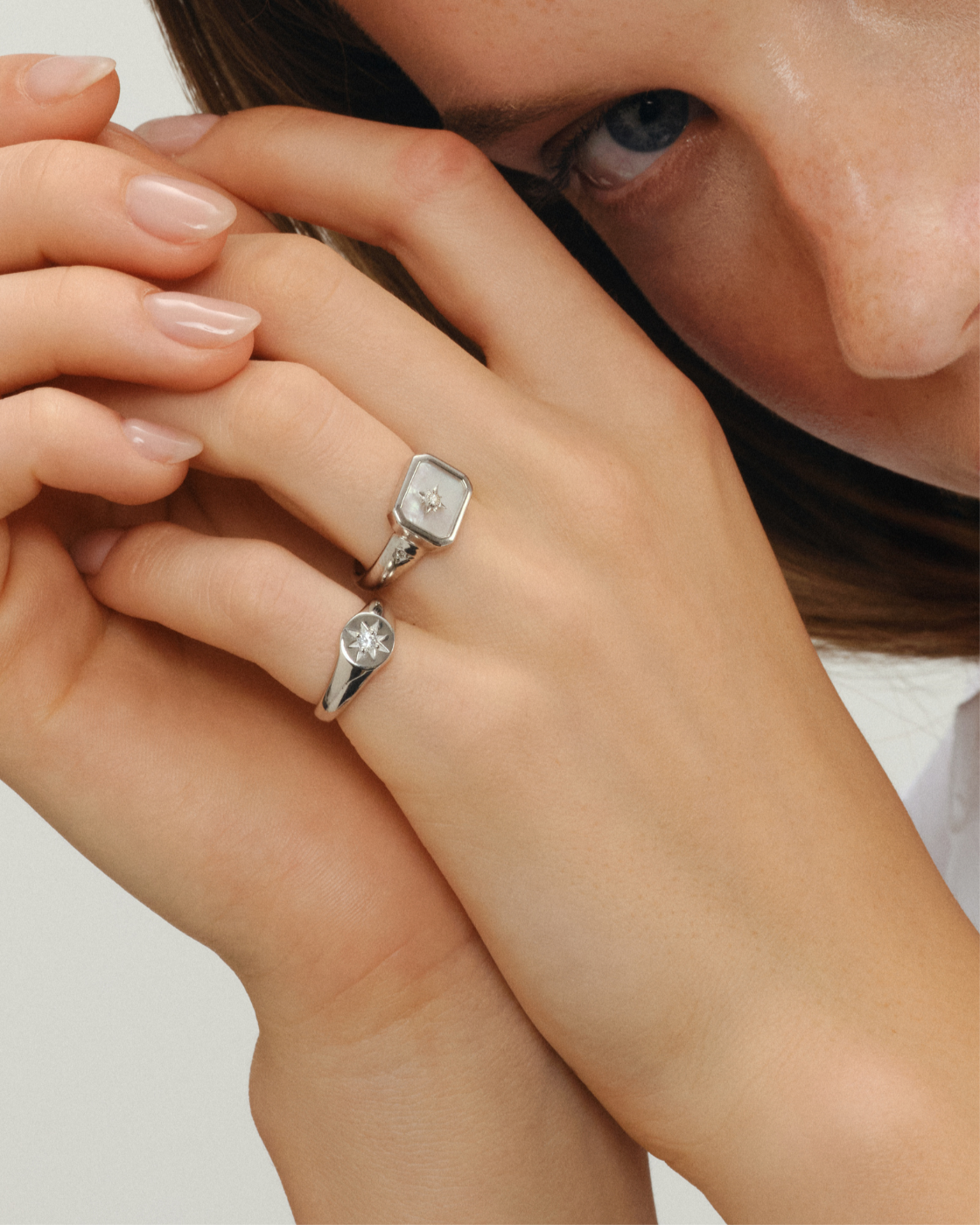 CECE Signet Ring - Silver