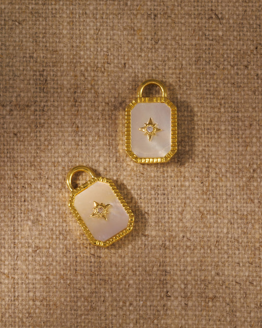 TAVI Pearl Earring Charms - Gold