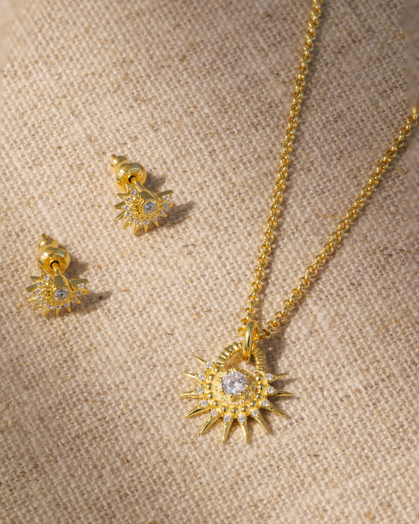 RAE Stud & Necklace Set