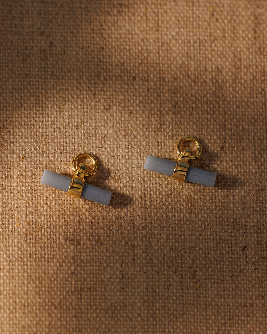 Blue Opal T-BAR Earring Charms