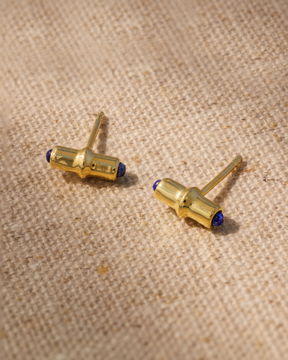 T-Bar Studs - Lapis