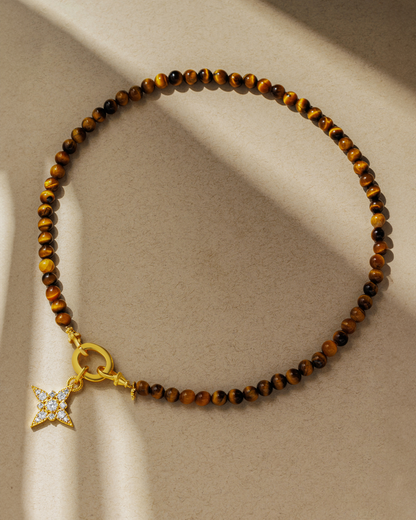 TAWNY Gemstone Beaded Necklace