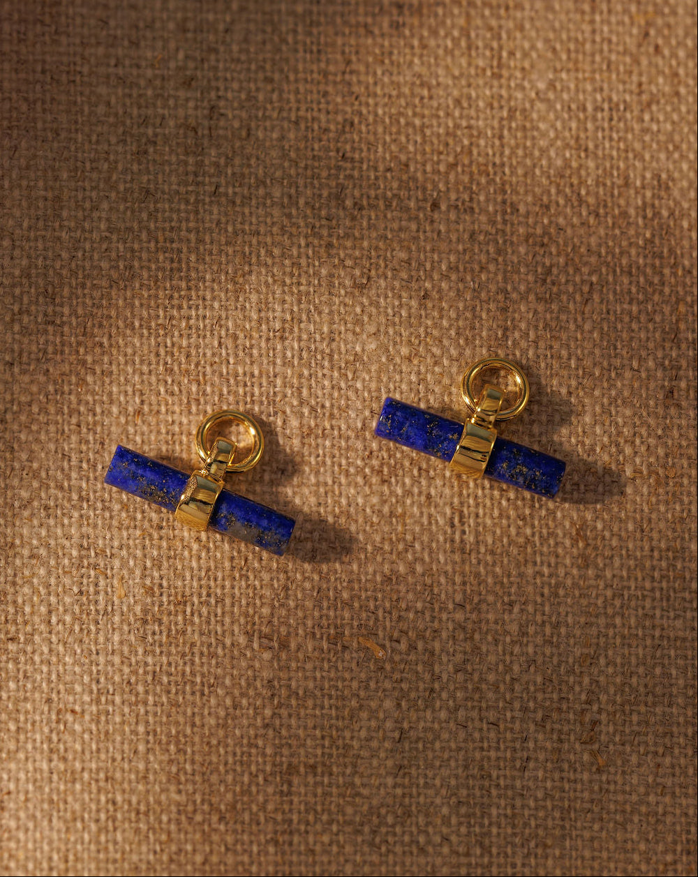 Lapis T-BAR Earring Charms