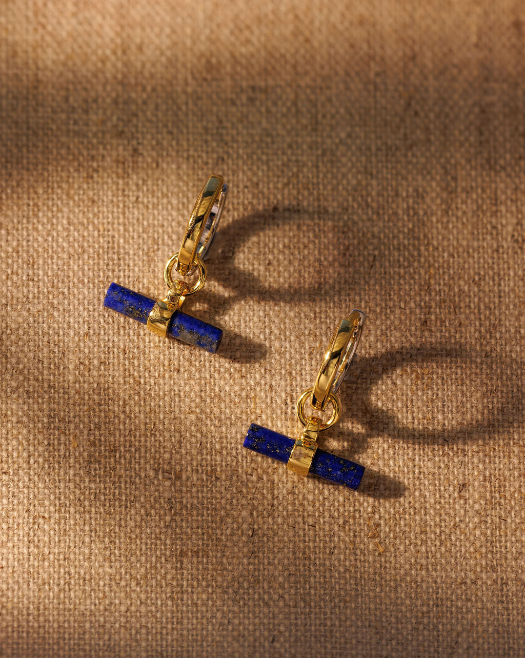 Lapis T-BAR Earring Charms
