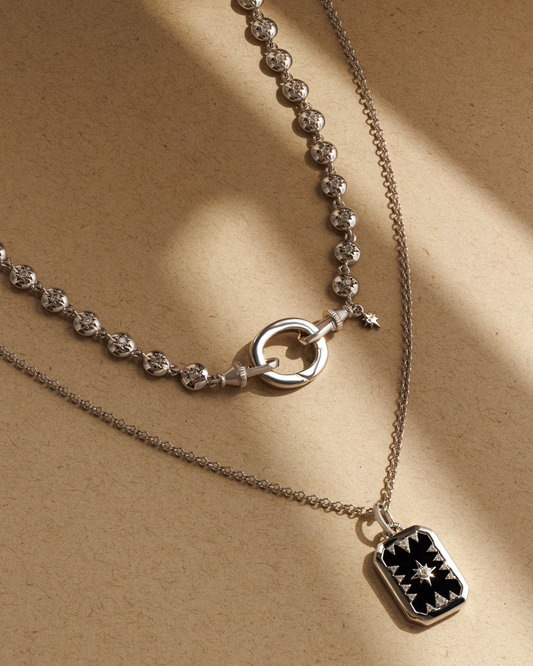 Silver TALISMAN / IVY / LULU Necklace Set
