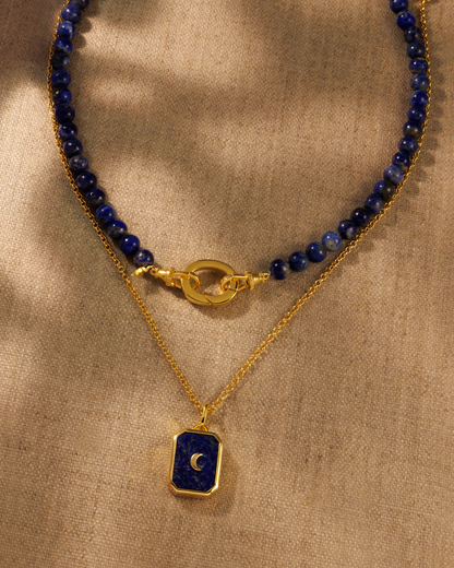 Reversible Moon TALISMAN Pendant - Large