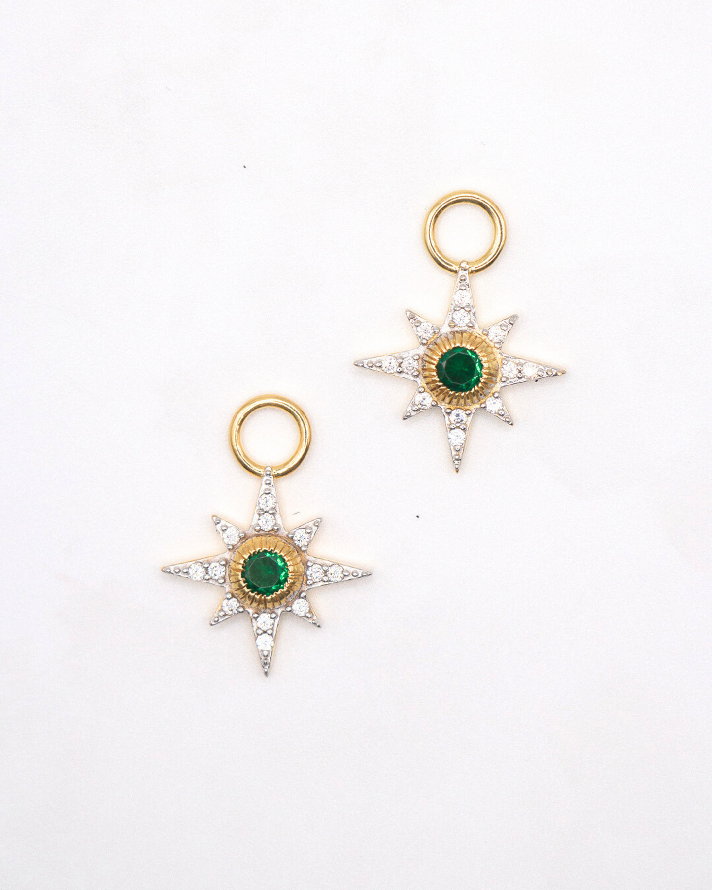 LYRA Earring Charms - Emerald