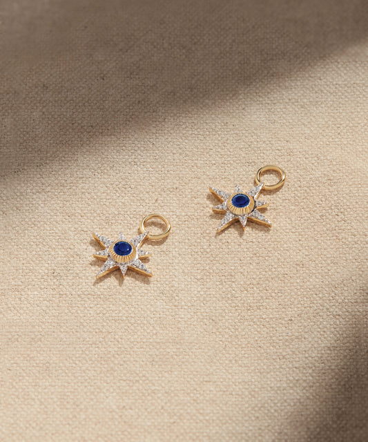 LYRA Earring Charms - Sapphire