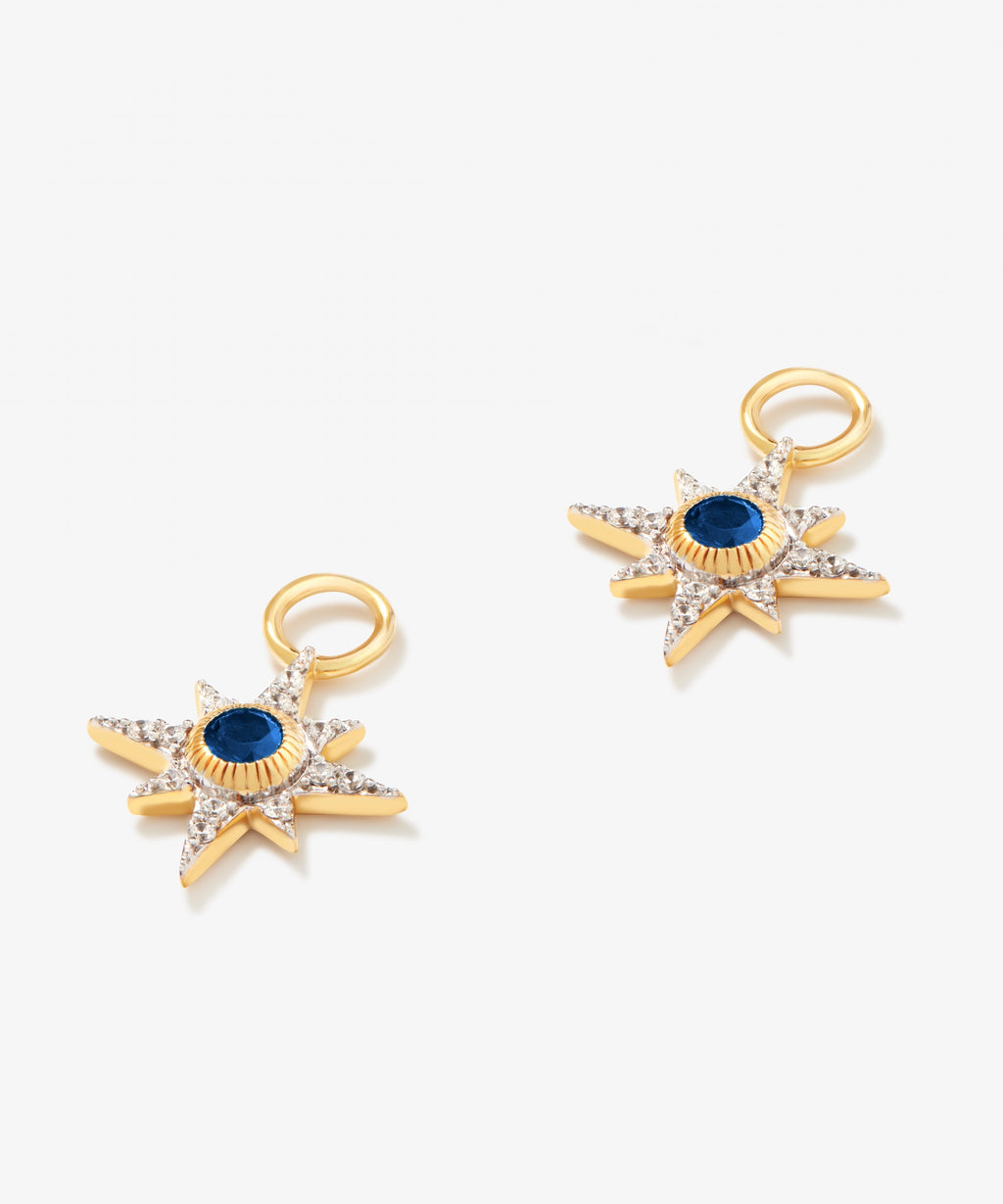 LYRA Earring Charms - Sapphire