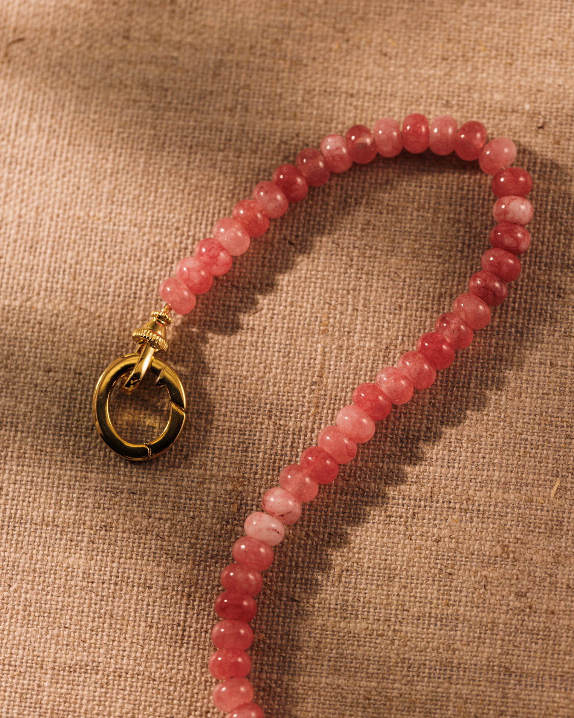 PALOMA Strawberry Quartz Necklace
