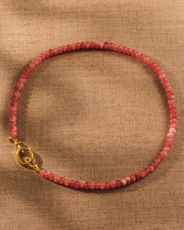 PALOMA Strawberry Quartz Necklace