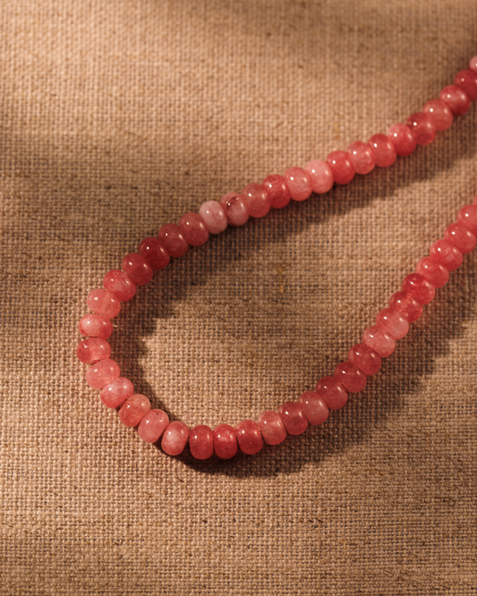 PALOMA Strawberry Quartz Necklace