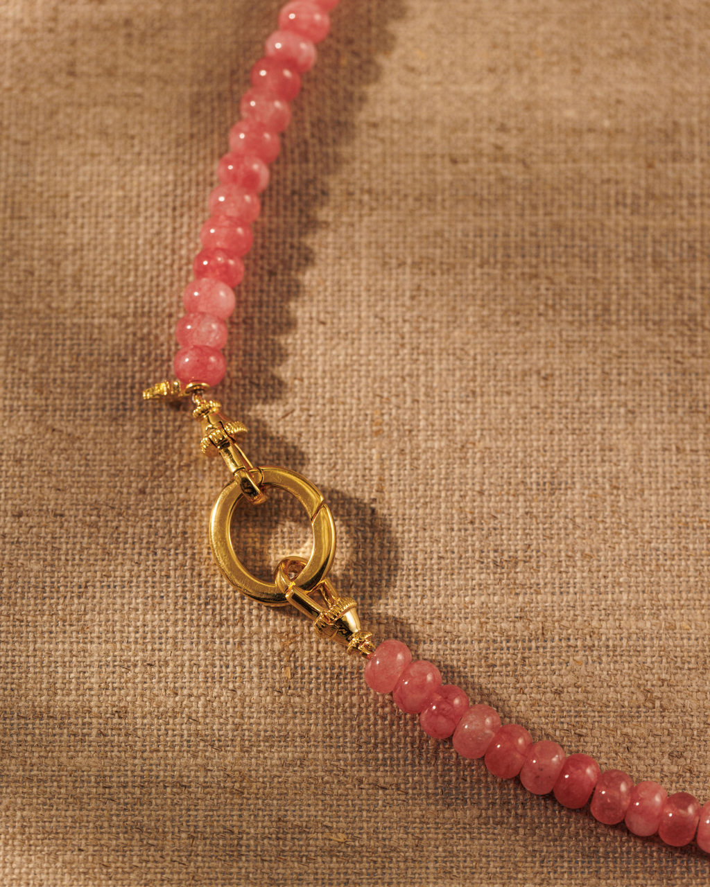 PALOMA Strawberry Quartz Necklace