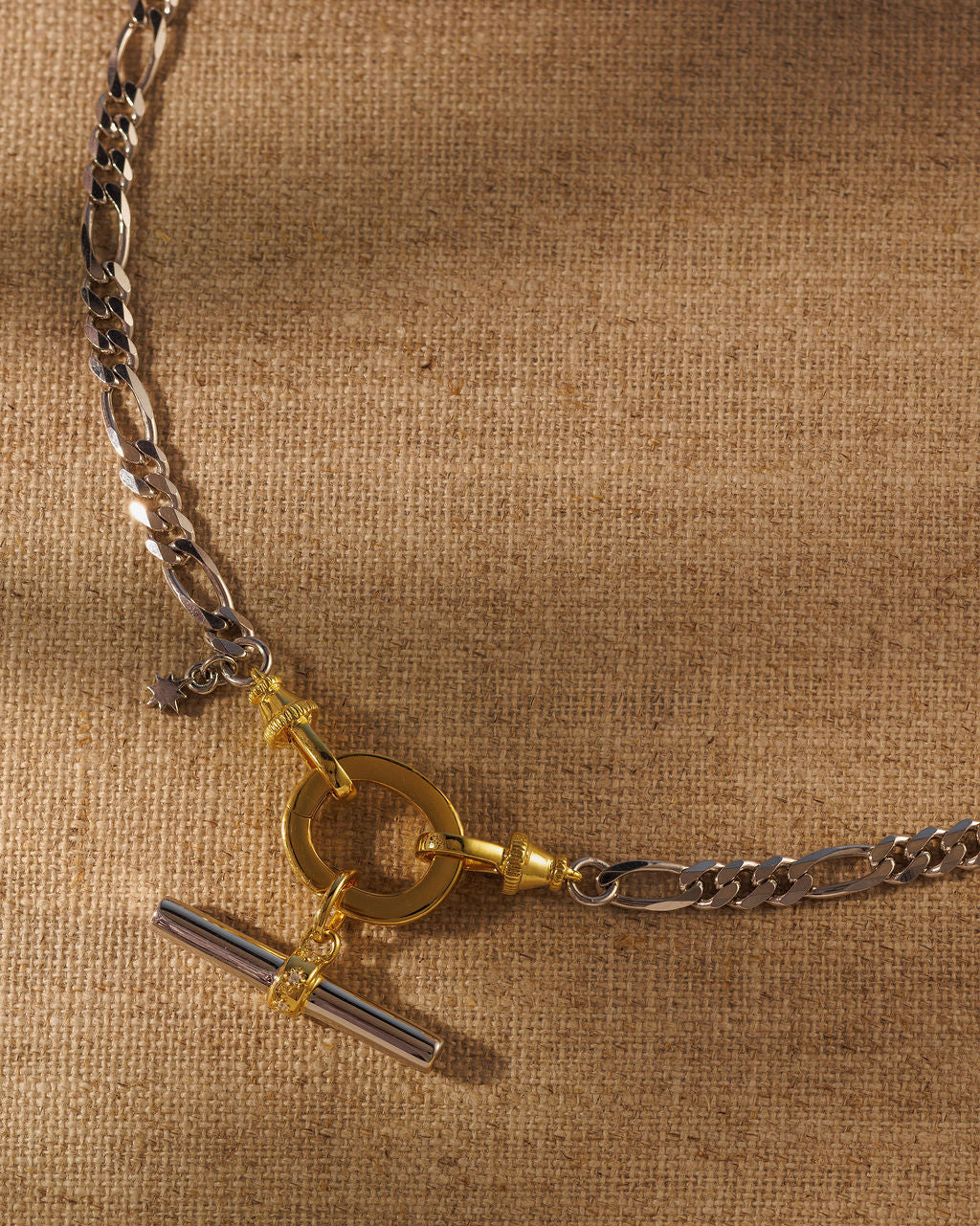 RIVER / LUCY Mixed Metal Necklace Set