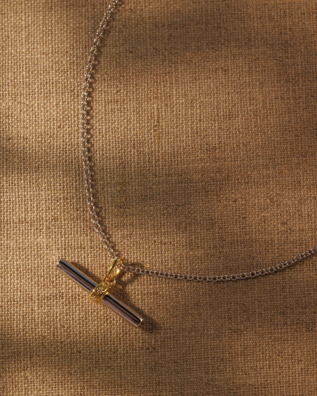 LUCY / IVY Mixed-Metal Set (Silver Chain)