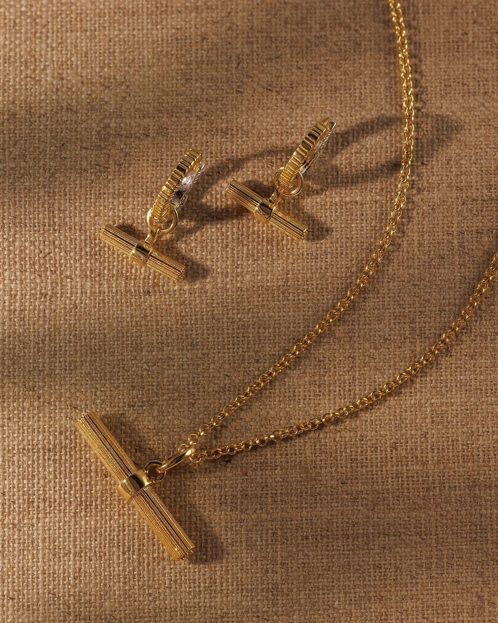 LEXI Necklace & Hoop Set