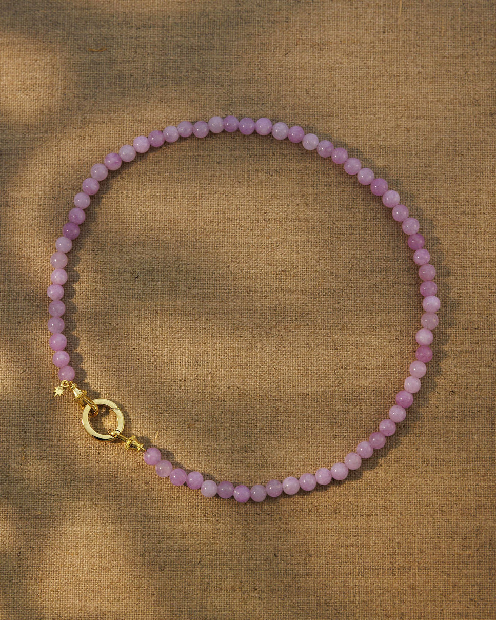 LILA Jade Beaded Necklace