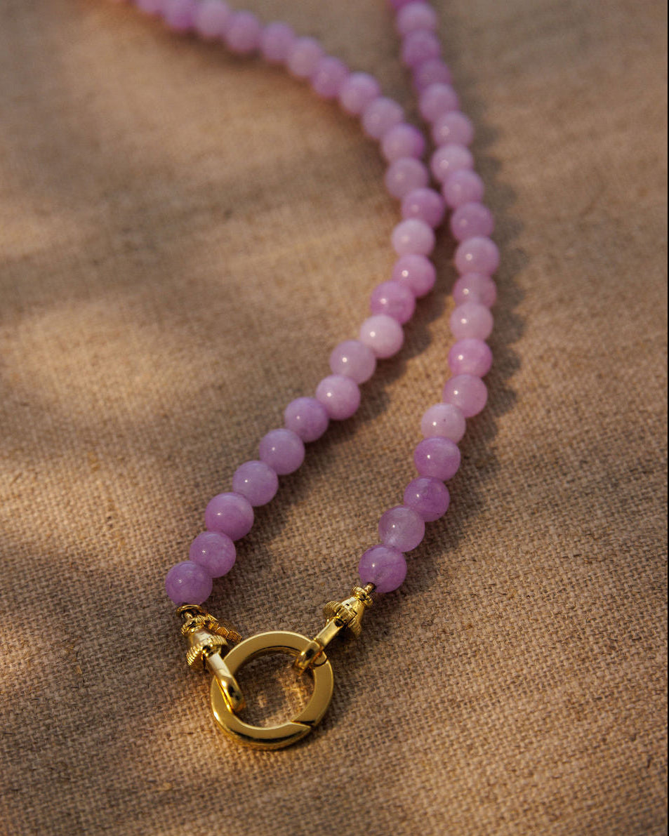 LILA Jade Beaded Necklace