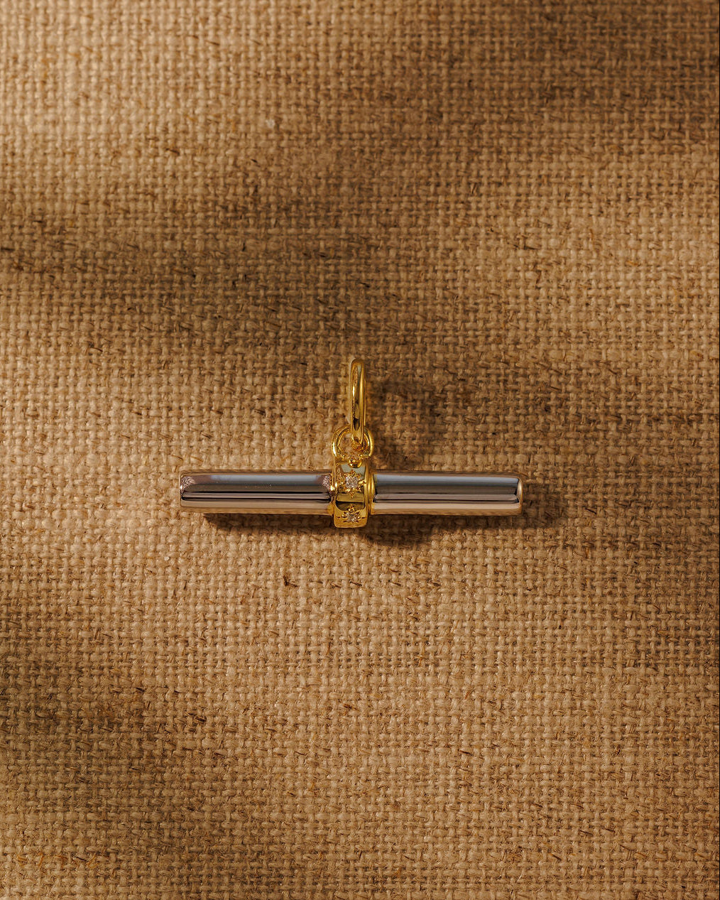 LUCY T-Bar Pendant - Mixed Metal