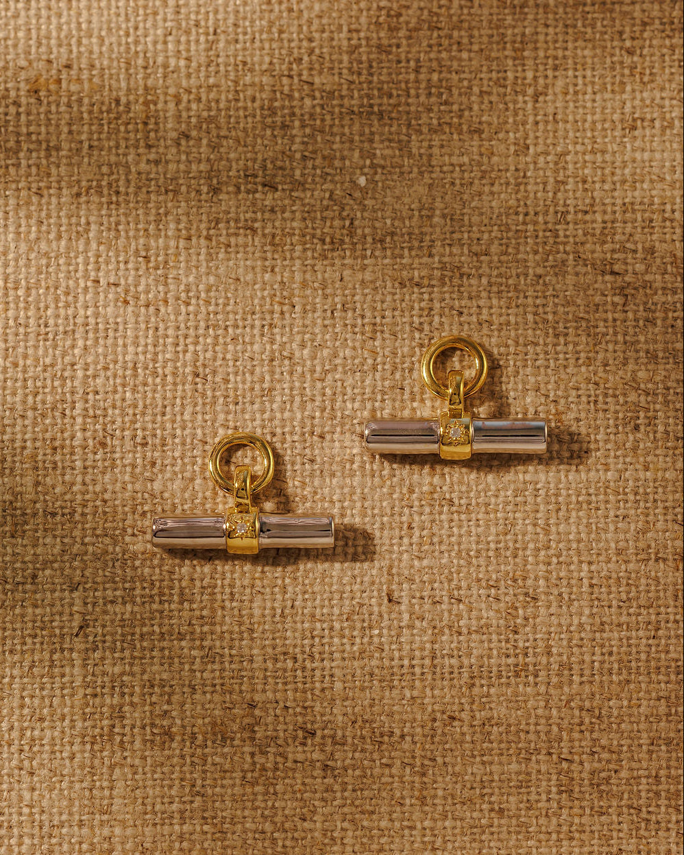 LUCY T-Bar Earring Charms - Mixed Metal