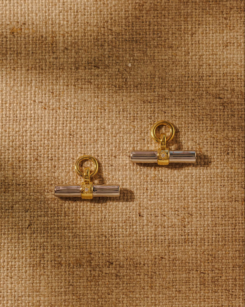 LUCY T-Bar Earring Charms - Mixed Metal