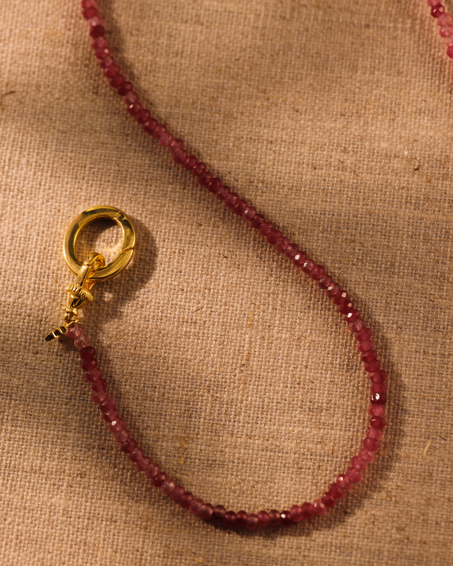 ROSA Pomegranate Quartz Necklace