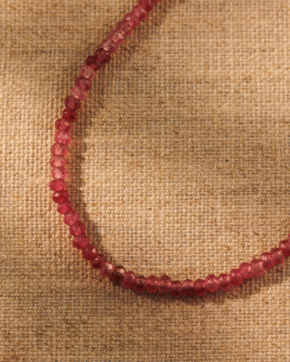 ROSA Pomegranate Quartz Necklace