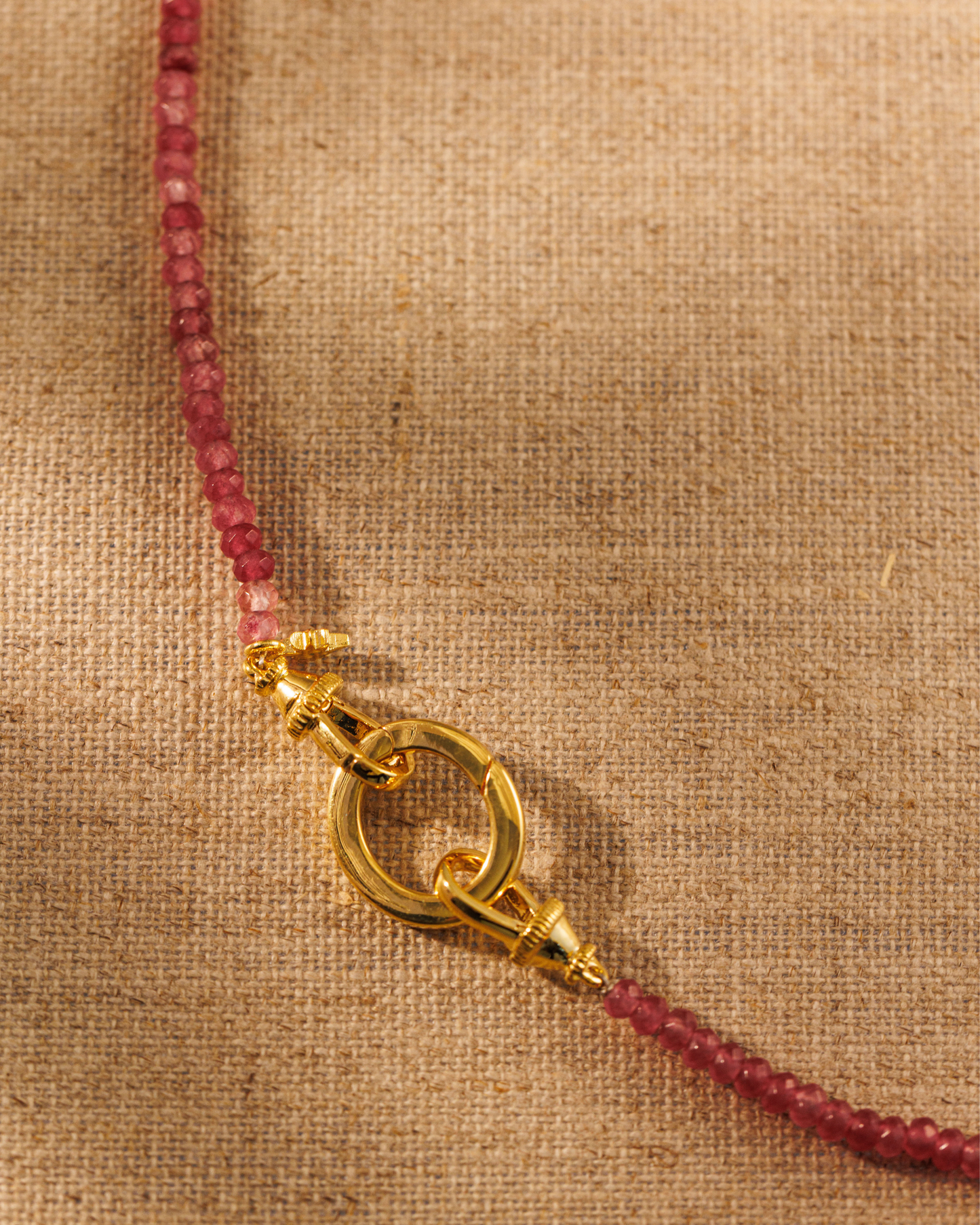 ROSA Pomegranate Quartz Necklace