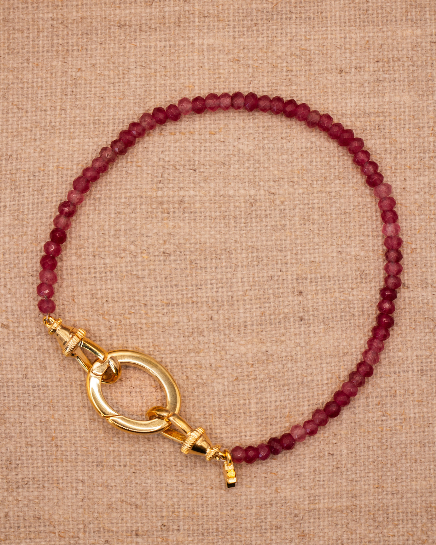 ROSALINE Pomegranate Quartz Bracelet