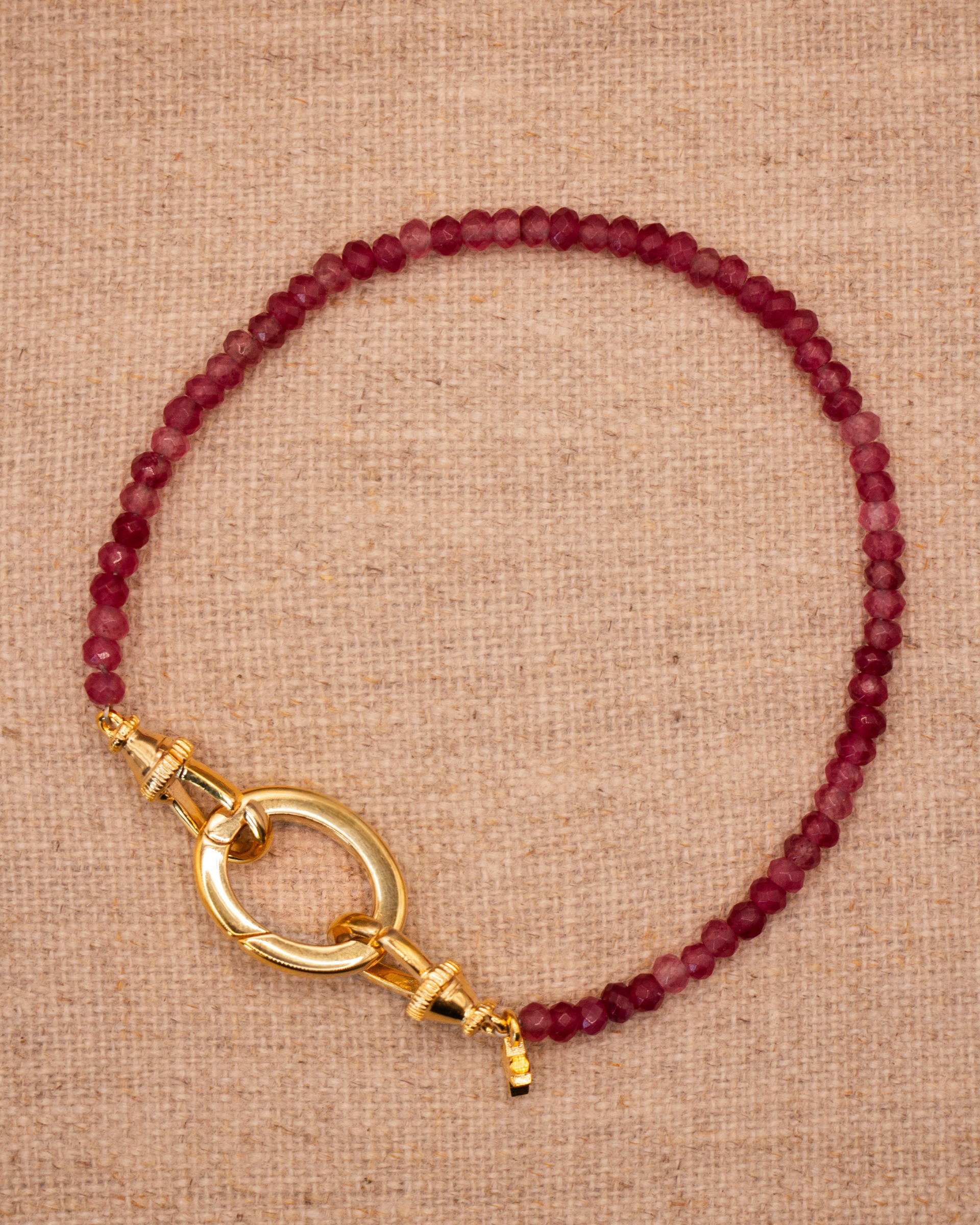 ROSALINE Pomegranate Quartz Bracelet