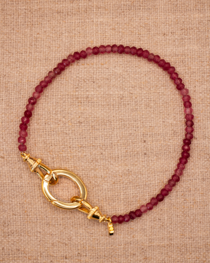 ROSALINE Pomegranate Quartz Bracelet