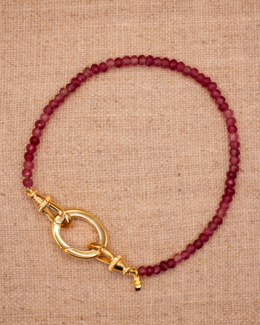 ROSALINE Pomegranate Quartz Bracelet