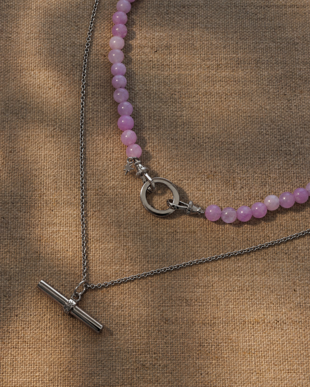 LUCY / IVY / LILA Necklace Set - Silver