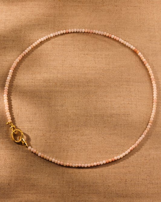 SERENA Pink Opal Necklace