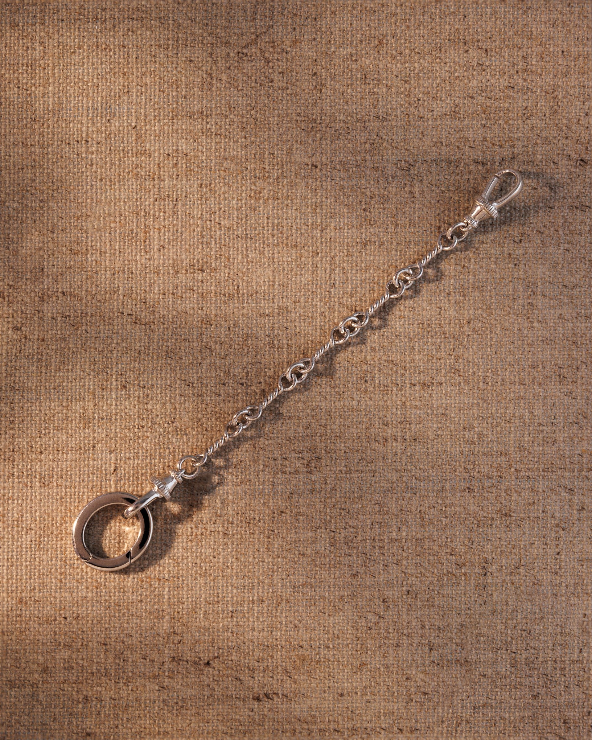 Raven James ARABELLA silver horsebit chain extender, recycled 925 sterling silver fine chain necklace and bracelet extender with signature oval clasp