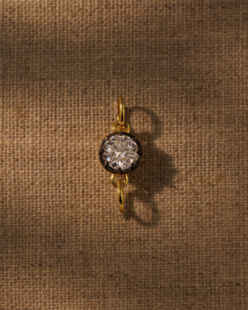 ODETTE round moissanite extender