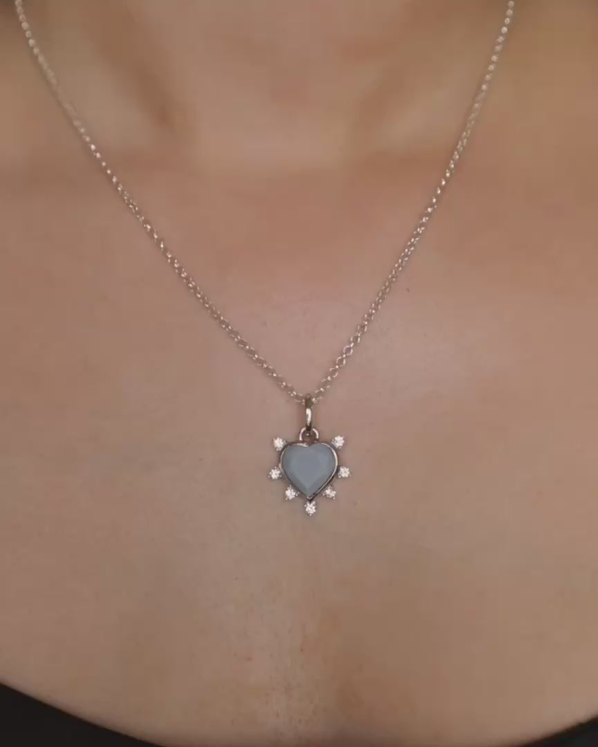 IONA / IVY Necklace Set - Blue & Silver