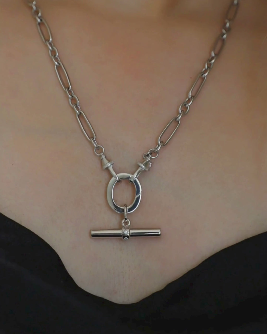 LUCY / TABITHA Necklace Set - Silver