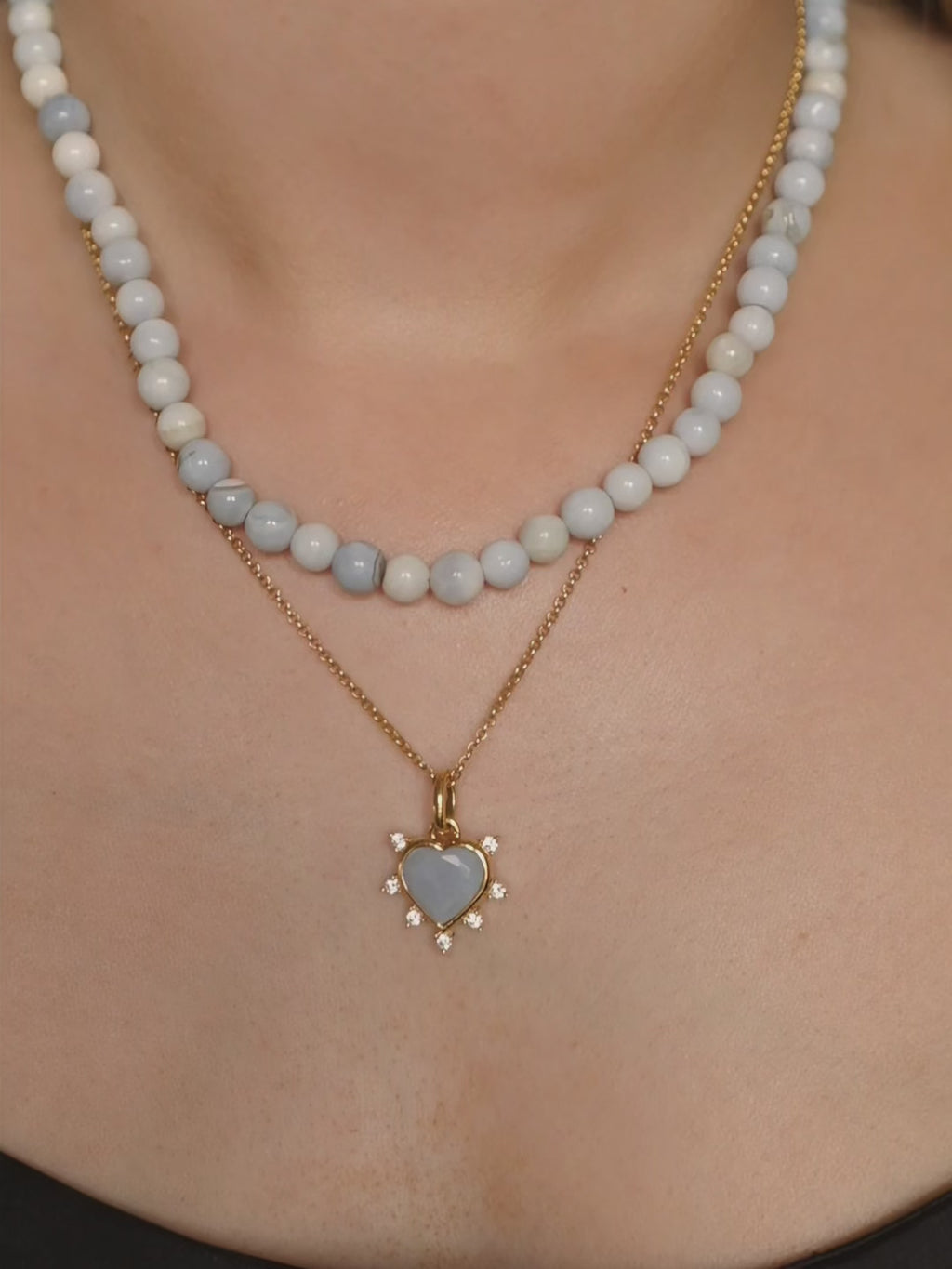 SKYE / IONA / IVY Necklace Set - Blue