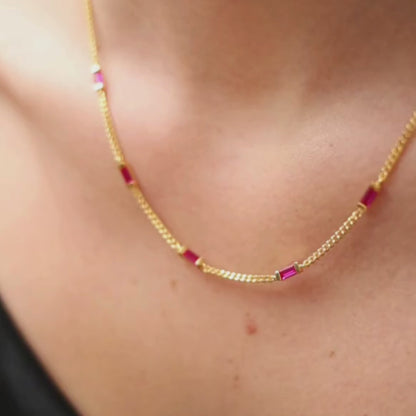 LETTY Necklace - Pink