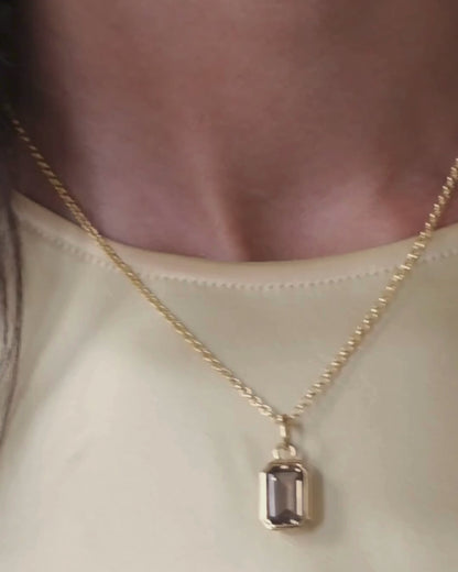 LUMI Pendant - Smoky Quartz