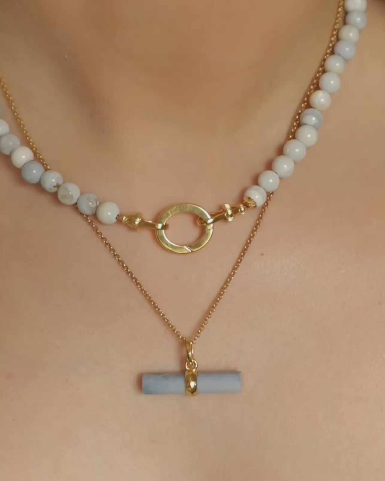 SKYE / BLUE T-BAR / IVY Necklace Set