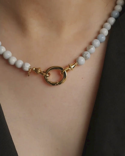SKYE Peru Blue Opal Beaded Necklace
