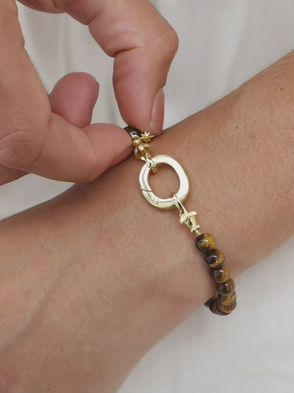 THORA Gemstone Beaded Bracelet
