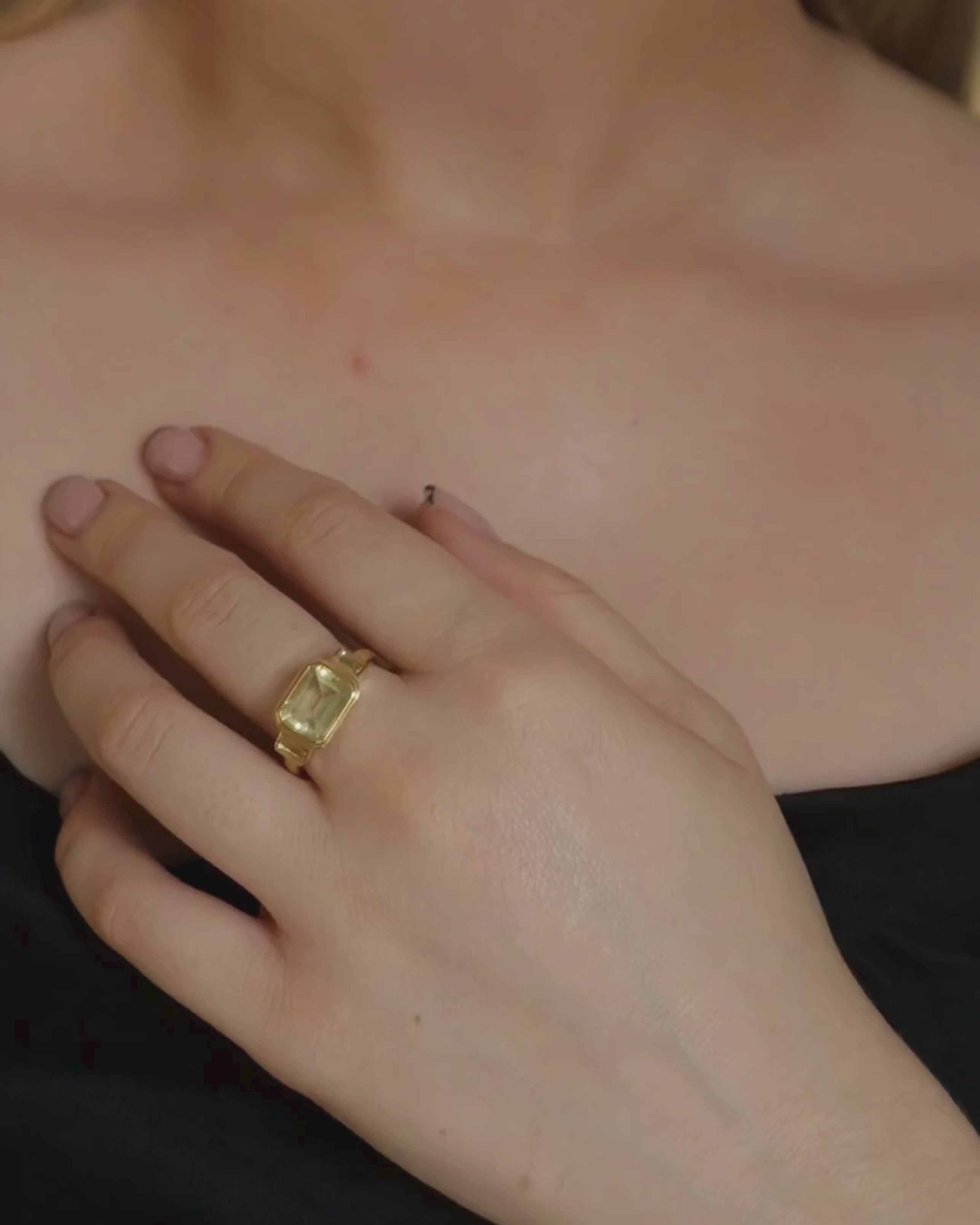 LUMI Ring - Lemon Quartz