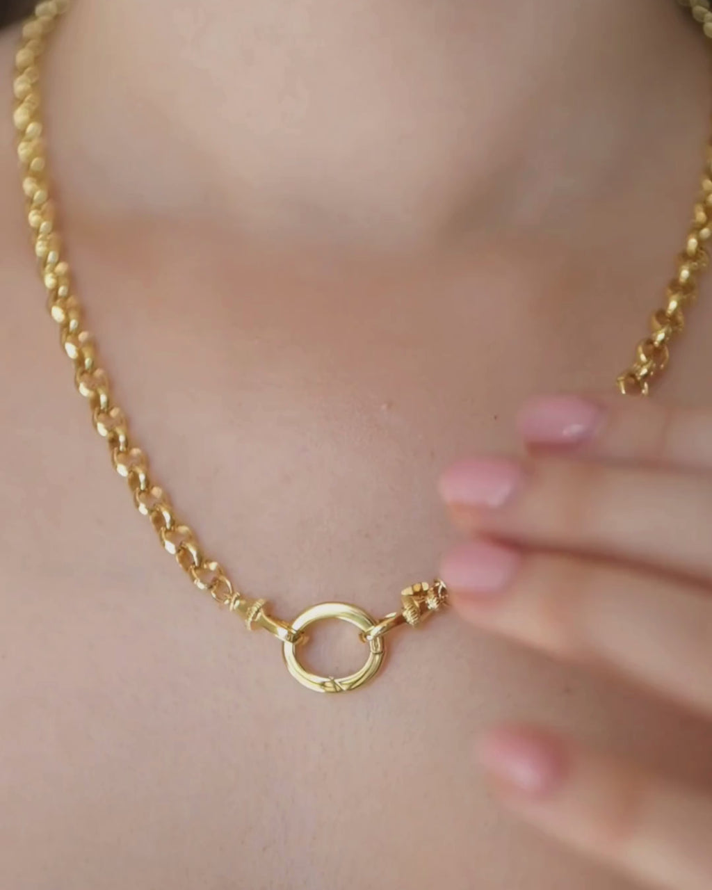 COCO Round Link Necklace