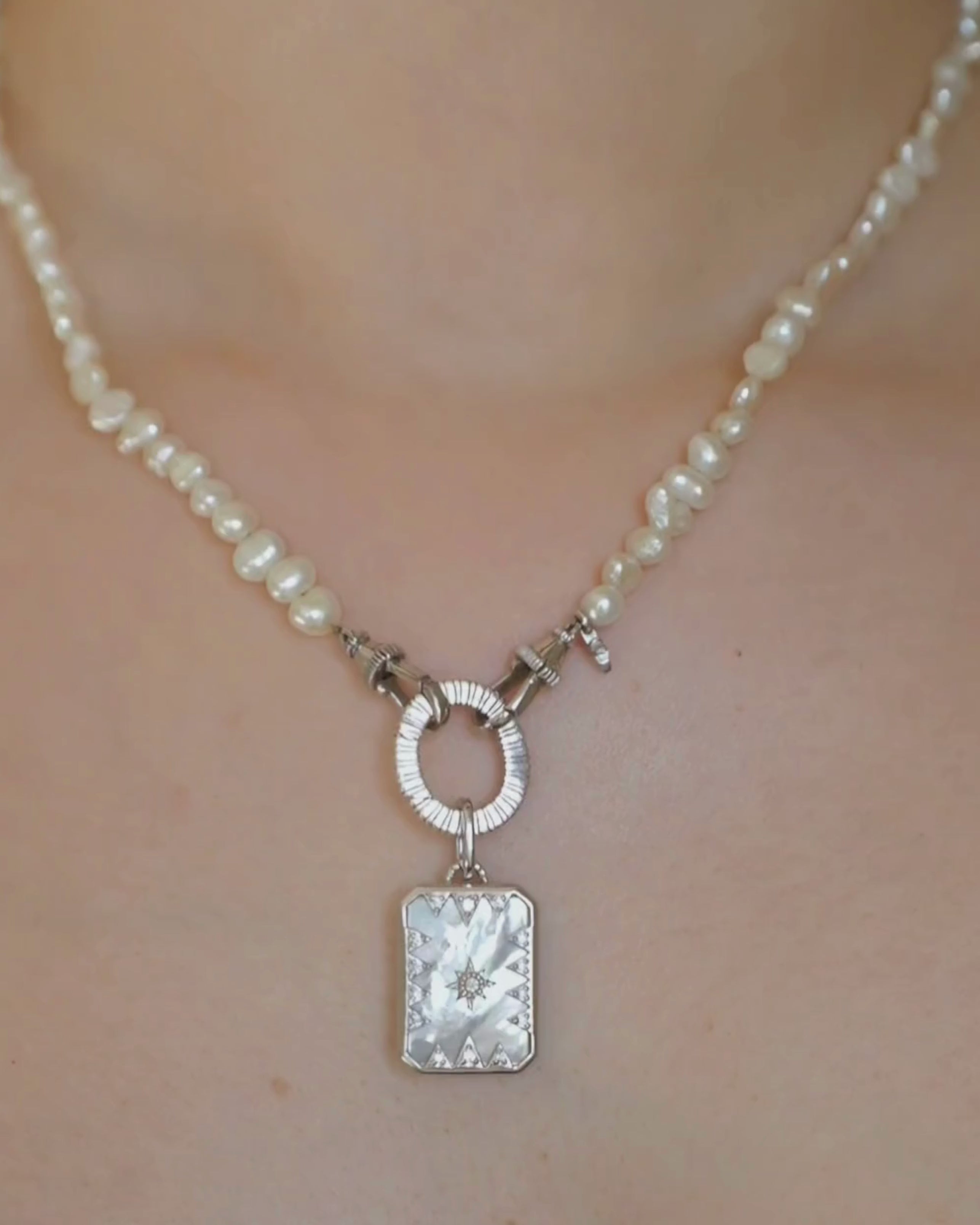 AURA / OCTAVIA Necklace Set - Silver